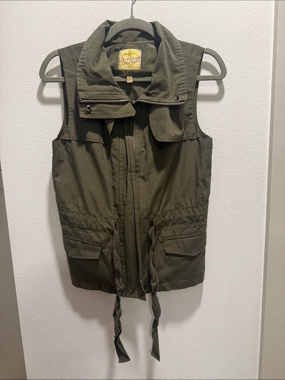 Olive Khaki Green Utility Vest